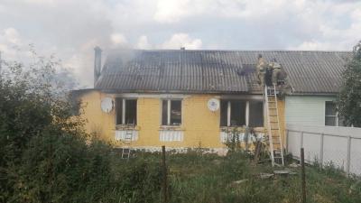 В Сасовском районе на пожаре погиб пенсионер